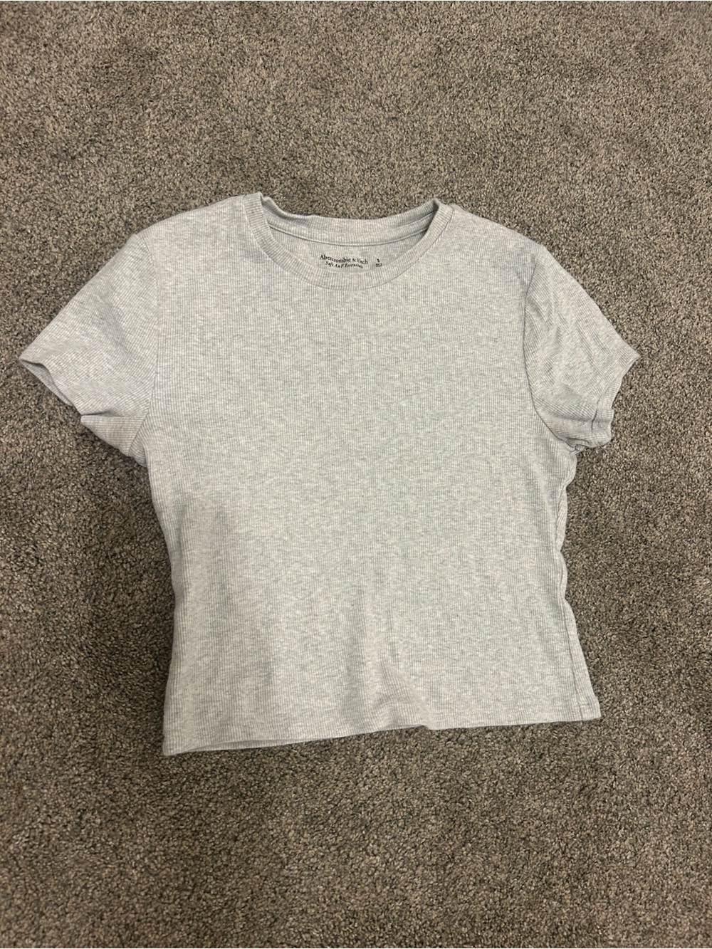 Abercrombie & Fitch Ribbed Baby Tee